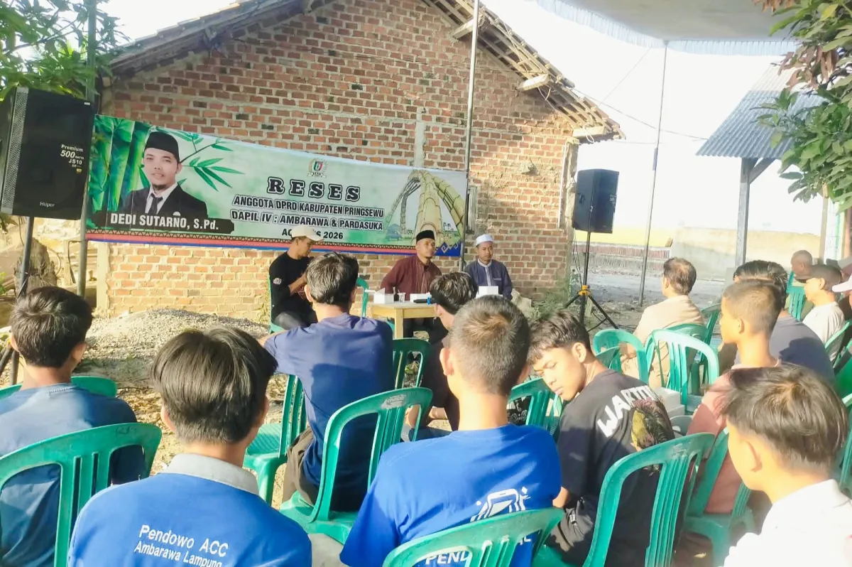 Gelar Reses di Dusun 2 Ambarawa Barat, Anggota DPRD Pringsewu Dedi Sutarno Tampung Keluhan Jalan dan Jembatan