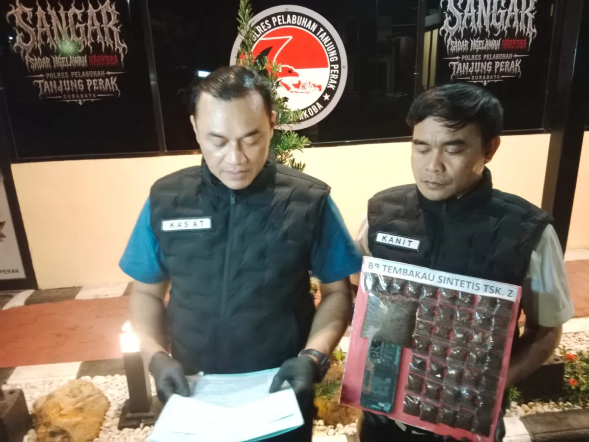 Polisi Bongkar Peredaran Tembakau Sintetis di Gubeng, Pemuda 26 Tahun Diamankan