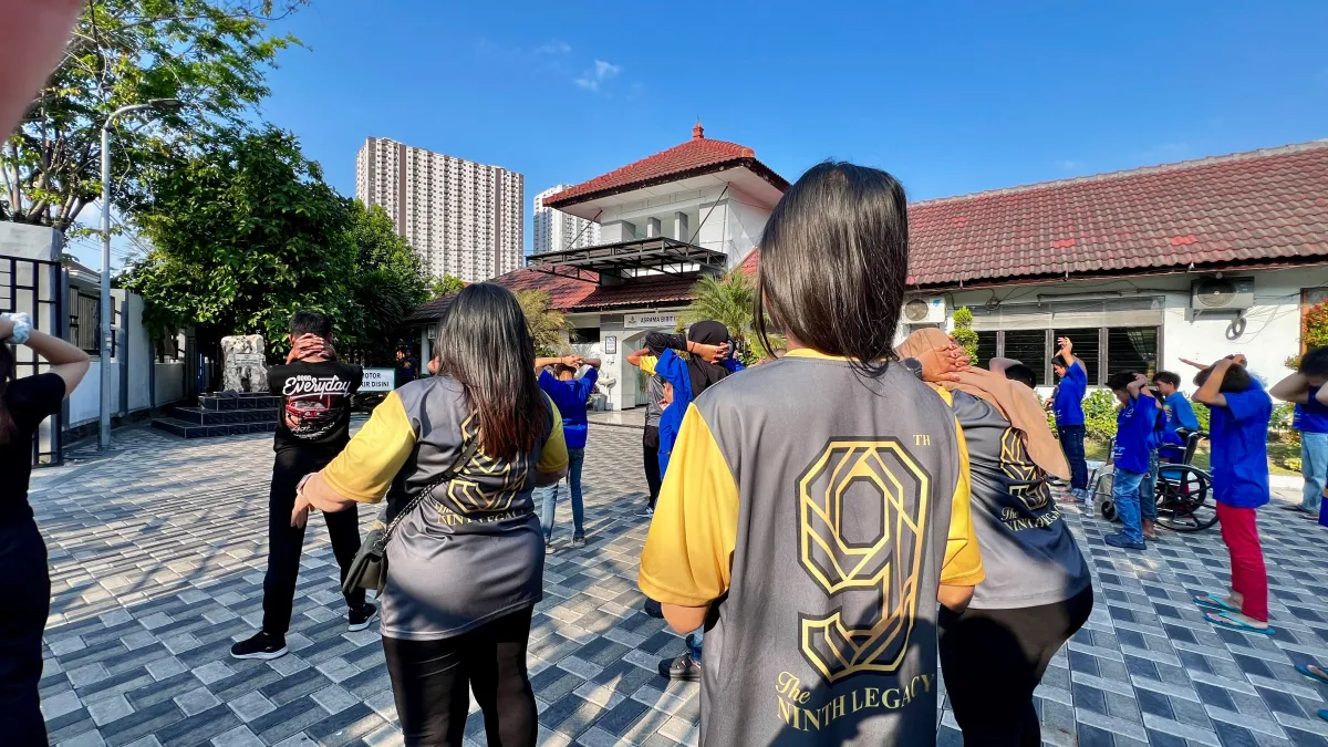 Dafam Surabaya Ajak Kampung Anak Negeri Kalijudan Senam Ceria
