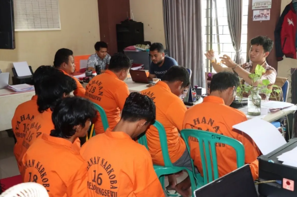 Operasi Antik Krakatau 2026 Polres Pringsewu, 19 Kasus Narkotika Dibongkar dalam 2 Pekan, 36 Tersangka Diamankan